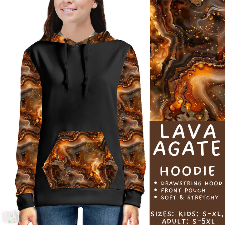 Batch #448 - Agate Collection - Closes 11/17 - ETA early Jan - Lava Agate Hoodie
