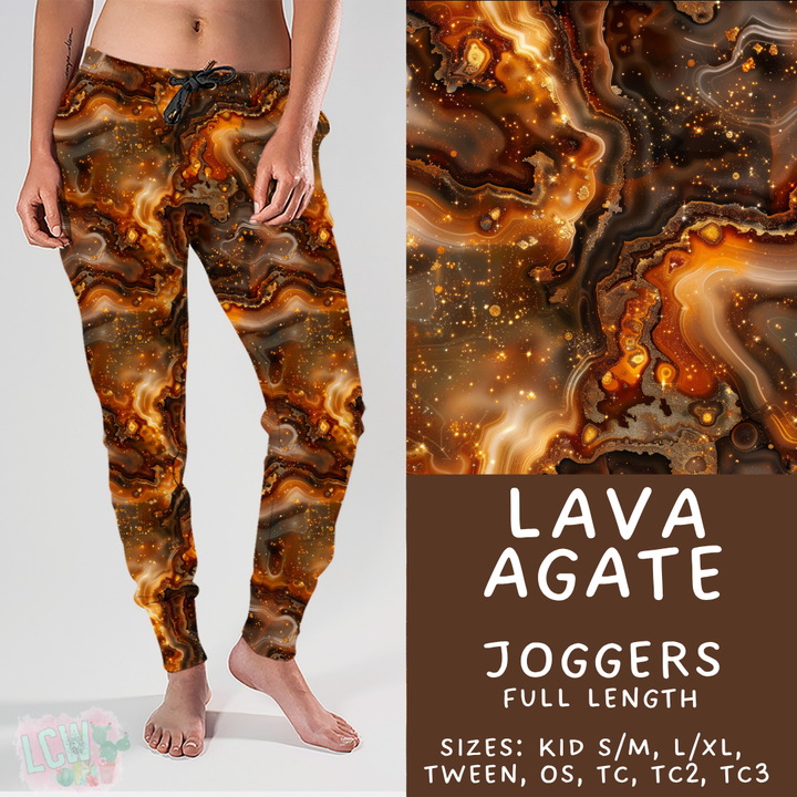 Batch #448 - Agate Collection - Closes 11/17 - ETA early Jan - Lava Agate Joggers