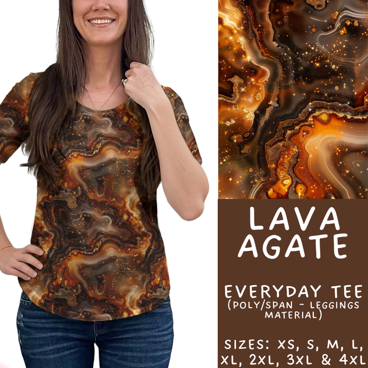 Batch #448 - Agate Collection - Closes 11/17 - ETA early Jan - Lava Agate Everyday Tee