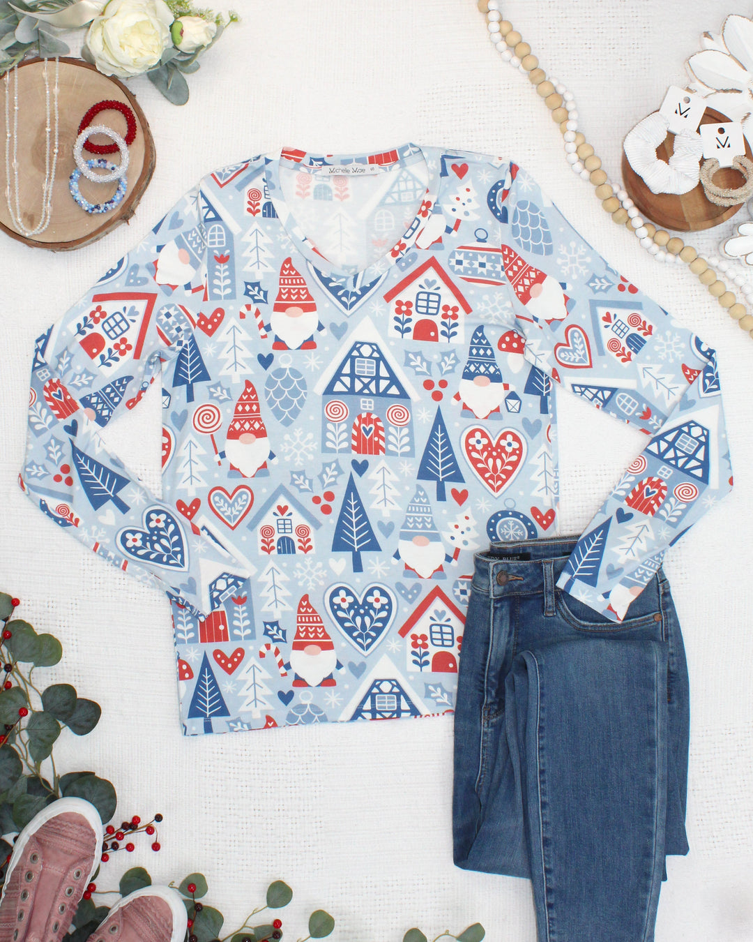 IN STOCK Larissa Long Sleeve - Winter Gnome