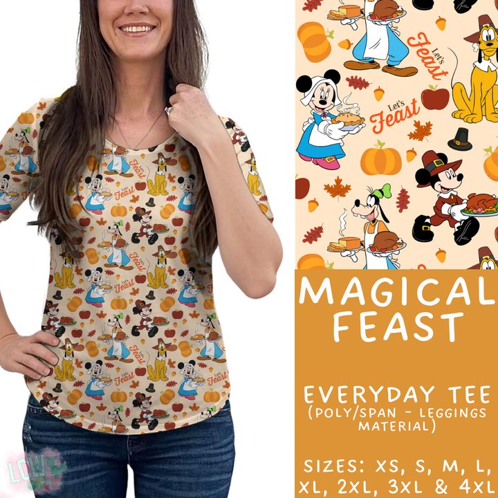 Batch #404 - Magical Fall 2 - Closes 8/29 - ETA mid/late October - Magical Feast Everyday Tee