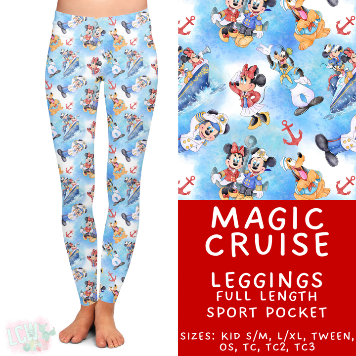 Batch #443 - September Request Run - Closes 11/6 - ETA mid/late Dec - Magic Cruise Full Length Leggings