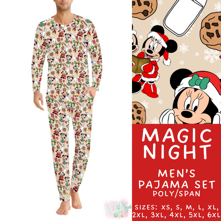 Batch #430 - Magical Christmas Family Pajamas - Closes 10/15 - ETA late Nov - Magic Night Men's Pajama Set