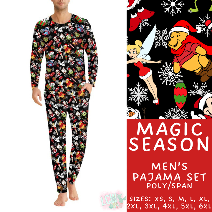 Batch #430 - Magical Christmas Family Pajamas - Closes 10/15 - ETA late Nov - Magic Season Men's Pajama Set