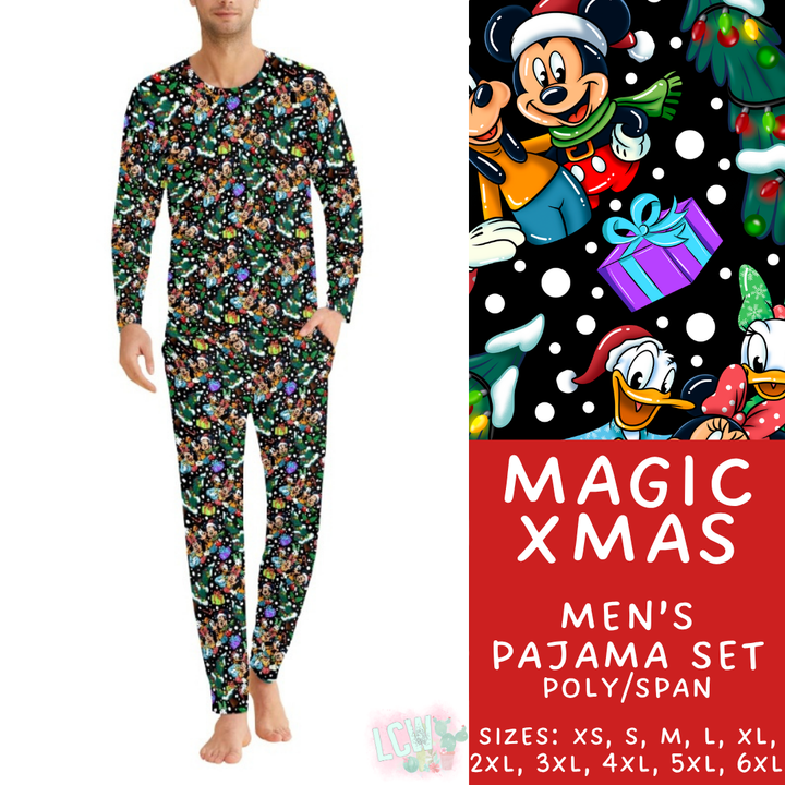 Batch #430 - Magical Christmas Family Pajamas - Closes 10/15 - ETA late Nov - Magic Xmas Men's Pajama Set