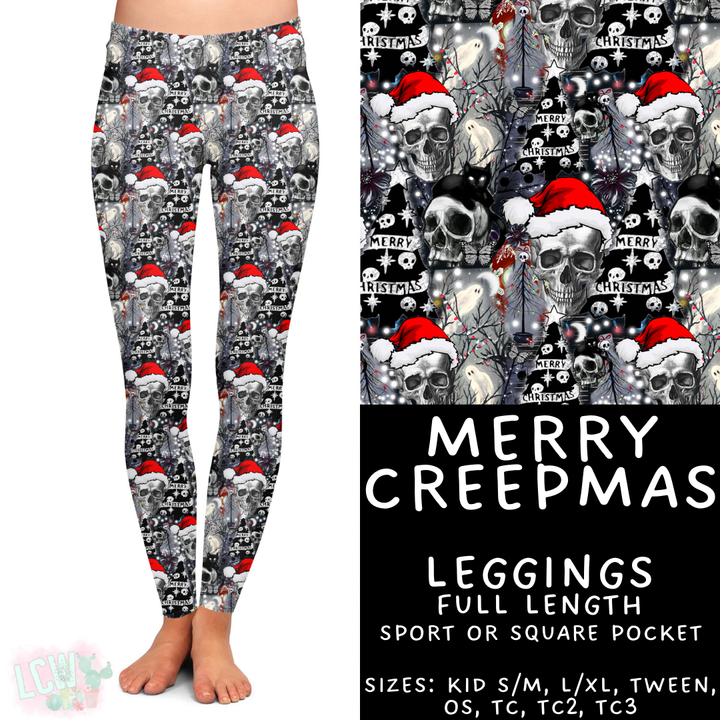 Batch #413 - Merry Creepmas 2 - Closes 9/15 - ETA early November - Merry Creepmas Full Length Leggings
