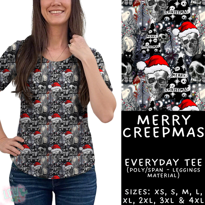 Batch #413 - Merry Creepmas 2 - Closes 9/15 - ETA early November - Merry Creepmas Everyday Tee