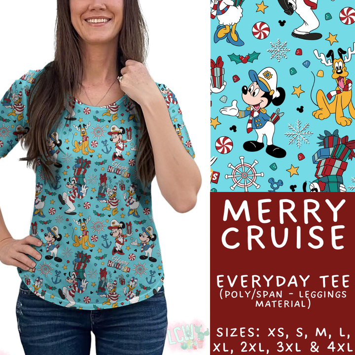 Batch #443 - September Request Run - Closes 11/6 - ETA mid/late Dec - Merry Cruise Everyday Tee