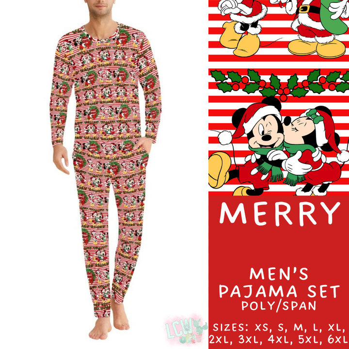 Batch #430 - Magical Christmas Family Pajamas - Closes 10/15 - ETA late Nov - Merry Men's Pajama Set