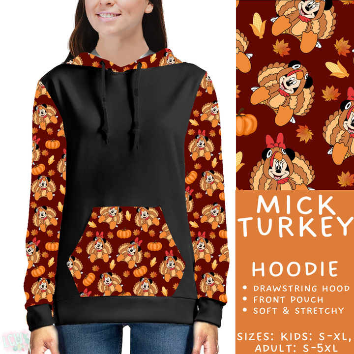 Batch #404 - Magical Fall 2 - Closes 8/29 - ETA mid/late October - Mick Turkey Hoodie