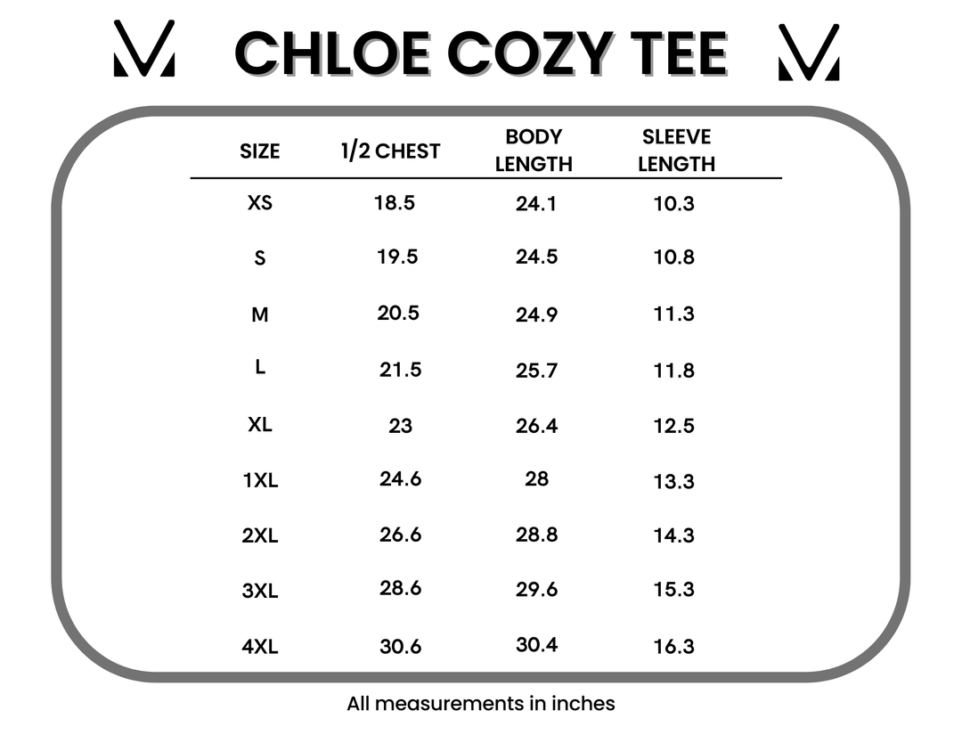 IN STOCK Chloe Cozy Tee - Sun Kissed Coral