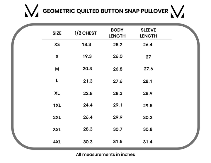IN STOCK Geometric Button Snap Pullover - Sage