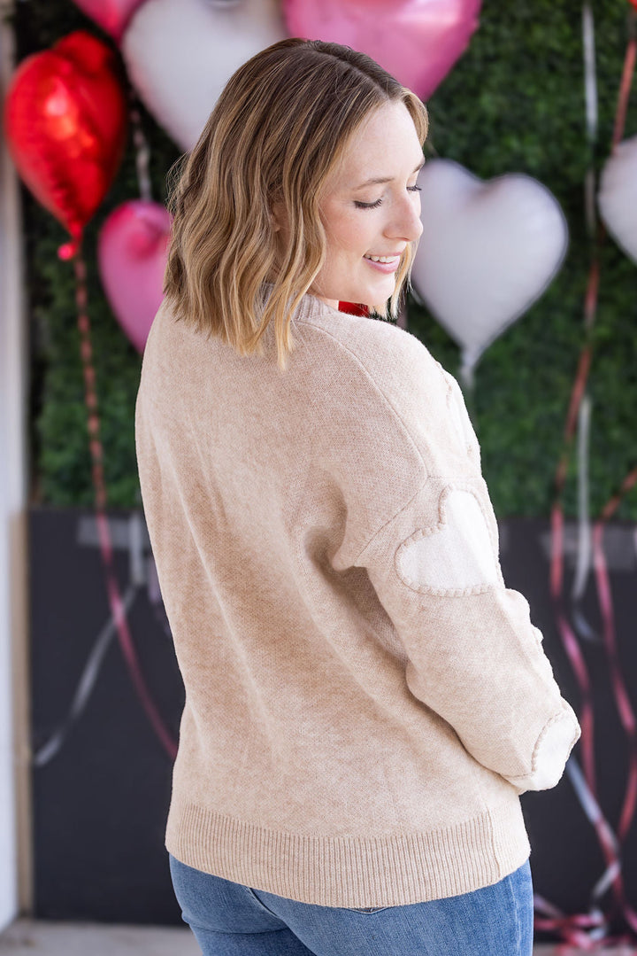 IN STOCK Sweetheart Cardigan - Tan