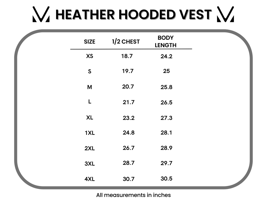 IN STOCK Heather Geometric Hooded Vest - Purple