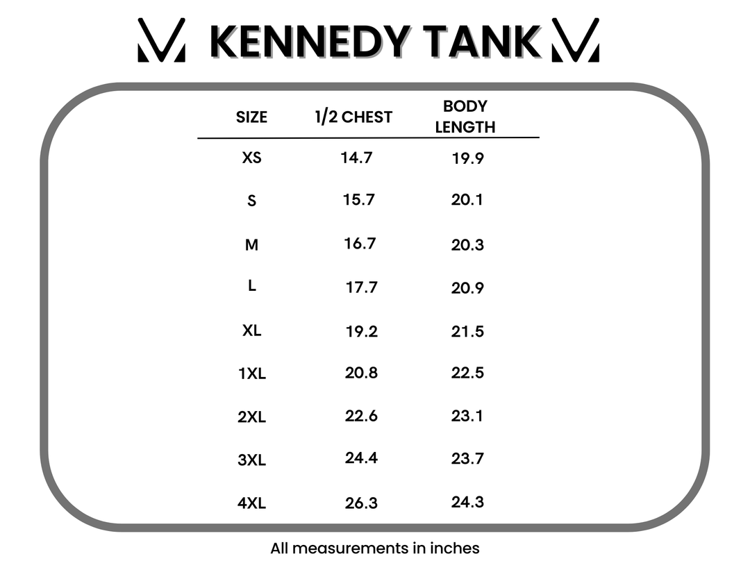 IN STOCK Kennedy Tank - Striped Red, White, and Micro Blue Stars FINAL SALE