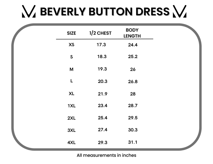 IN STOCK Beverly Button Dress - Yellow