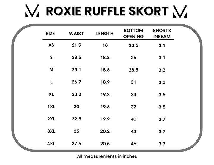 IN STOCK Roxie Ruffle Skort - Navy FINAL SALE