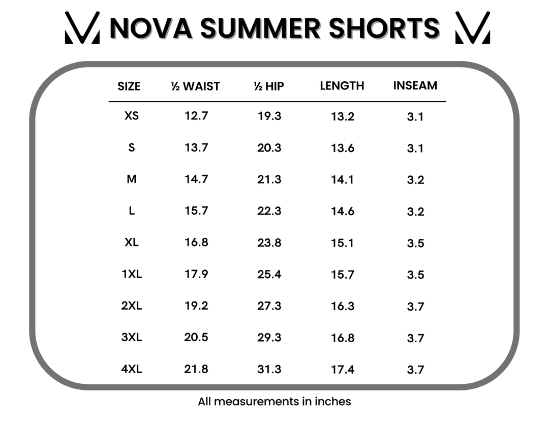 IN STOCK Nova Summer Shorts - Tropical Palm