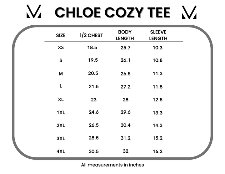 IN STOCK Chloe Cozy Tee - Hot Pink