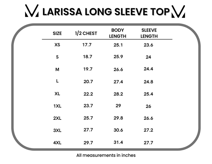 IN STOCK Larissa Long Sleeve - Brown