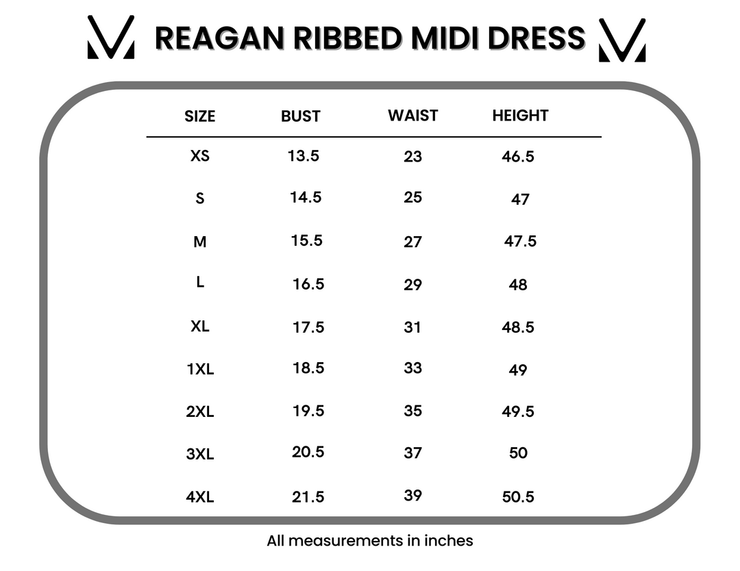 IN STOCK Reagan Ribbed Midi Dress - Black Floral