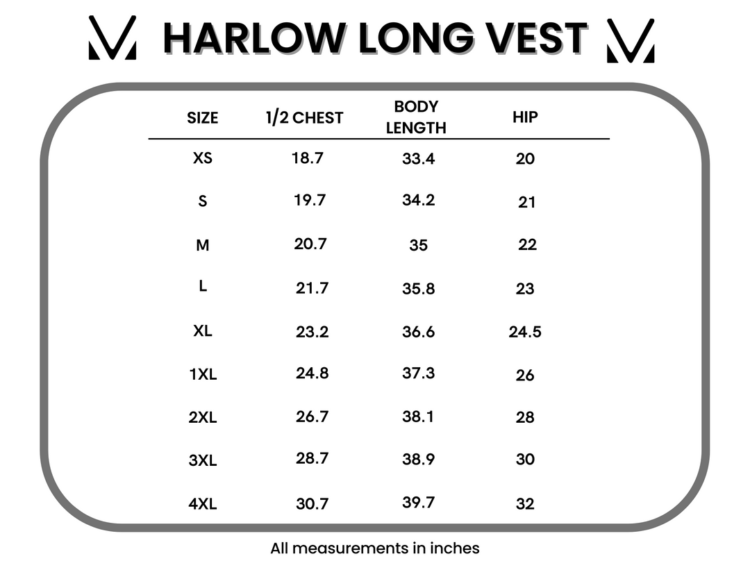 IN STOCK Harlow Long Vest - Teal