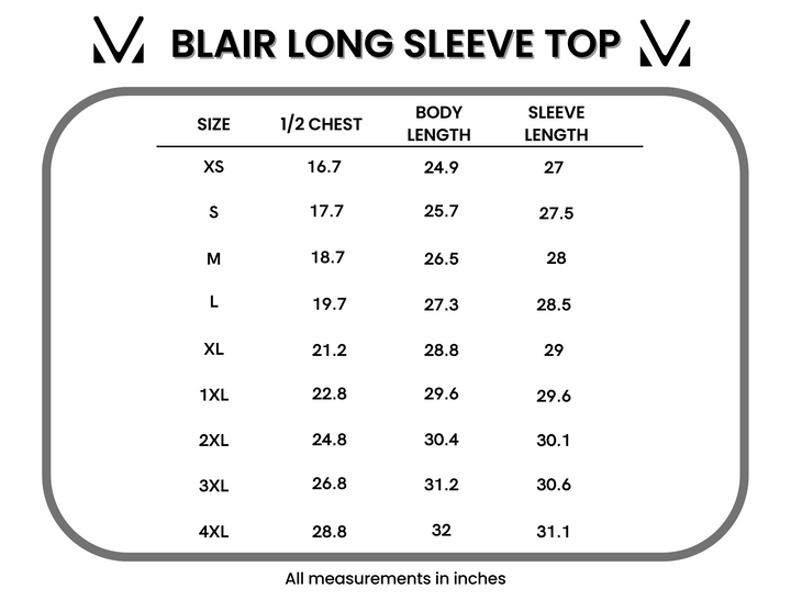 IN STOCK Blair Long Sleeve Top - Autumn Blossom