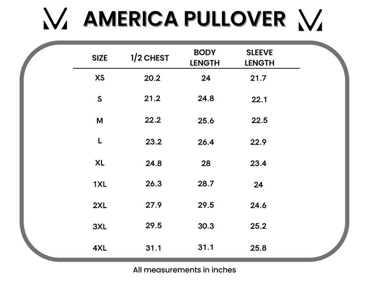 IN STOCK America Pullover - Blue