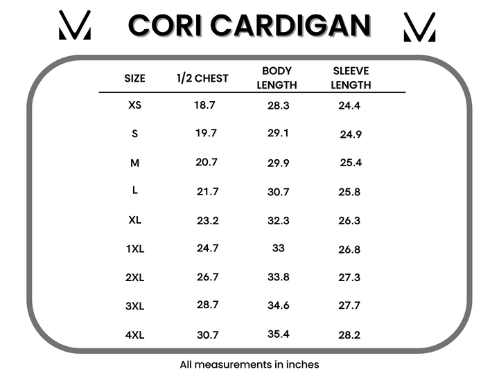 IN STOCK Cori Cardigan - Black