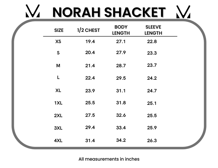 IN STOCK Norah Shacket - Brown Plaid