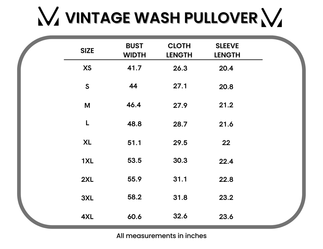 IN STOCK Vintage Wash Pullover - Brown