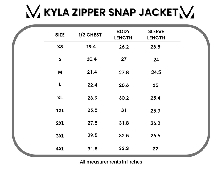 IN STOCK Kyla Zipper Snap Jacket - Black