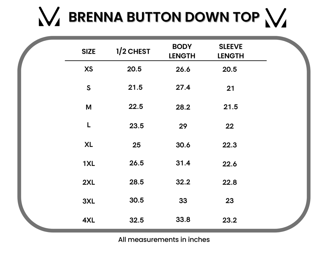 IN STOCK Brenna Button Down Top - Denim