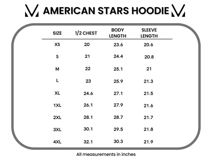 IN STOCK American Stars Hoodie FINAL SALE