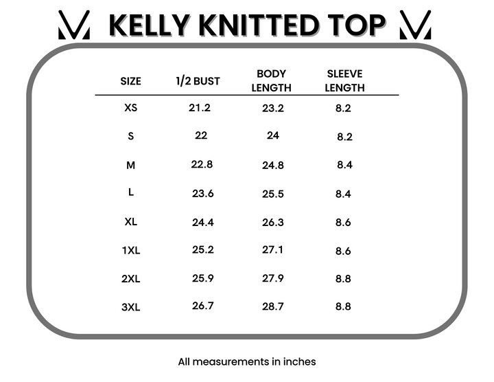 IN STOCK Kelly Knitted Top - Lavender