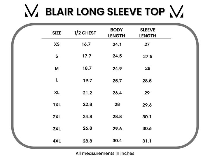 IN STOCK Blair Long Sleeve Top - Harvest Bows