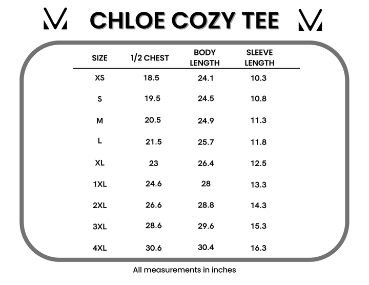 IN STOCK Chloe Cozy Tee - Micro Pink Floral