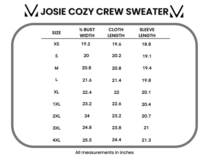 IN STOCK Josie Cozy Crew Sweater - Dusty Rose