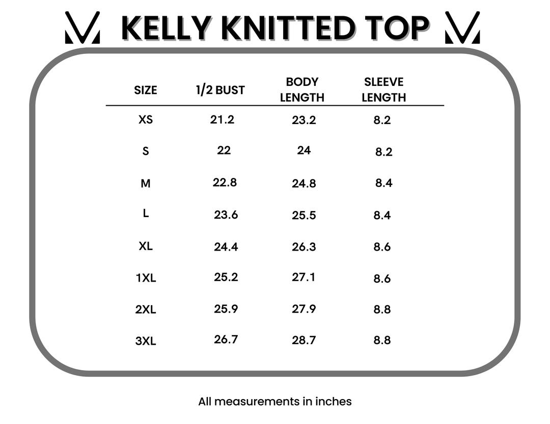 IN STOCK Kelly Knitted Top - Brown