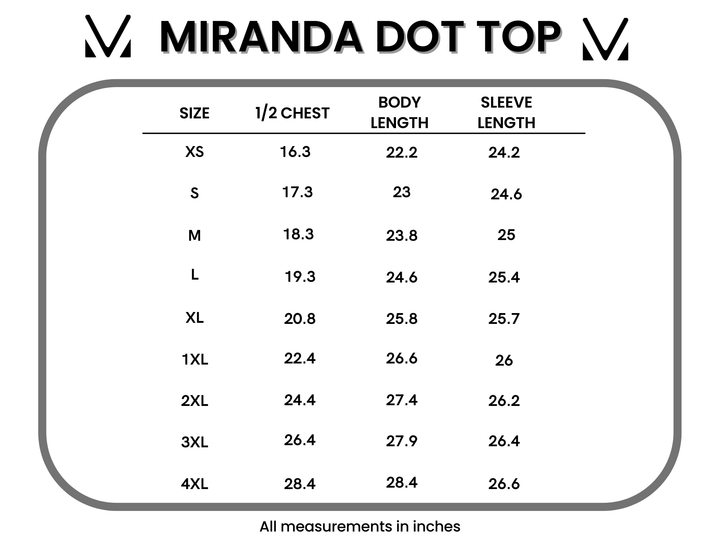 IN STOCK Miranda Dot Top - Brown