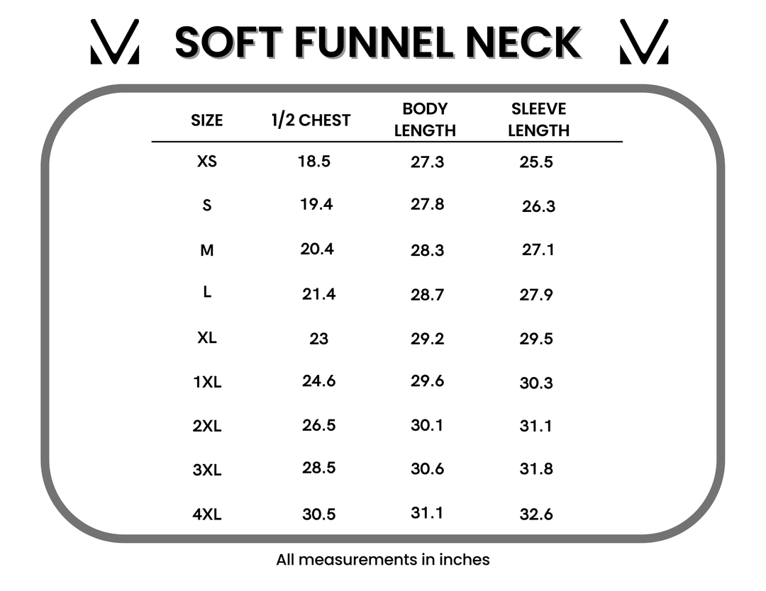 IN STOCK Soft Funnel Neck - Neutral Leaves