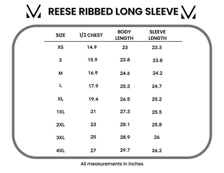 IN STOCK Reese Ribbed Long Sleeve Top - Black