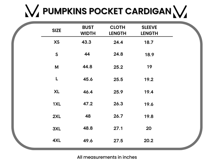 IN STOCK Pumpkins Pocket Cardigan