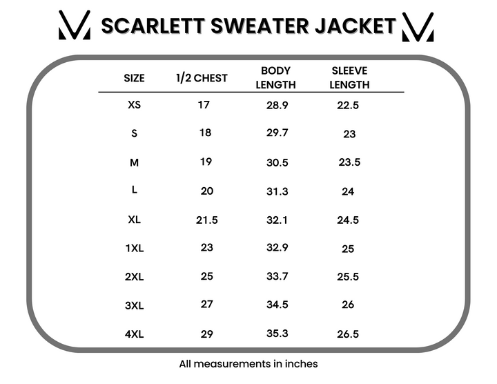 IN STOCK Scarlett Sweater Jacket - Hunter Green