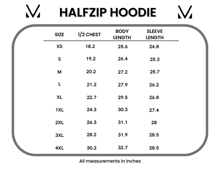 IN STOCK HalfZip Hoodie - Wildflower Meadow