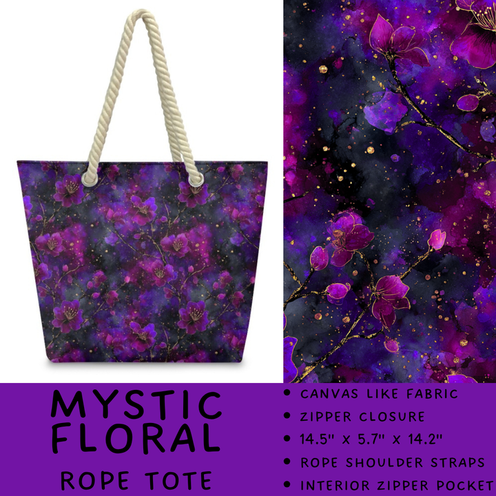 Batch #447 - The Rope Tote - Closes 11/13 - ETA late Dec - Mystic Floral Rope Tote
