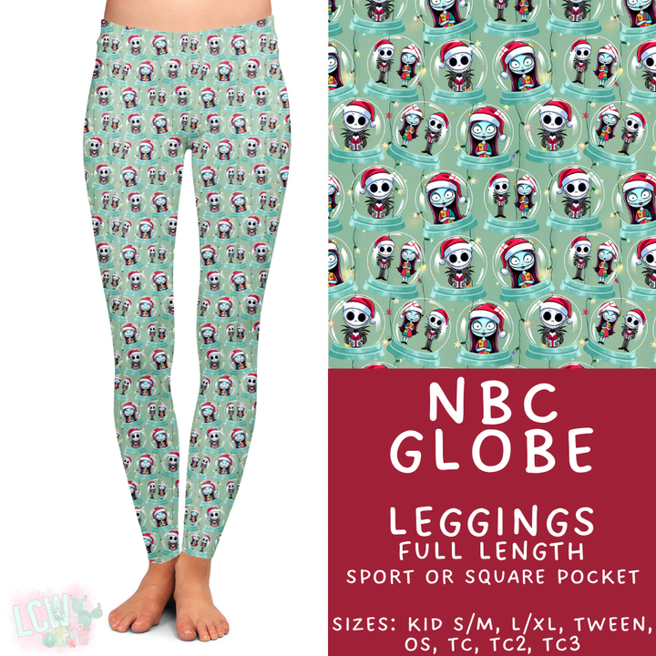 Batch #432 - Winter Globes - Closes 10/17 - ETA early December - NBC Globe Full Length Leggings
