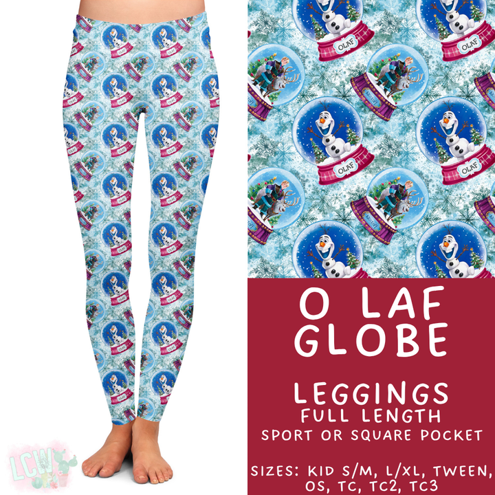 Batch #432 - Winter Globes - Closes 10/17 - ETA early December - O Laf Globe Full Length Leggings