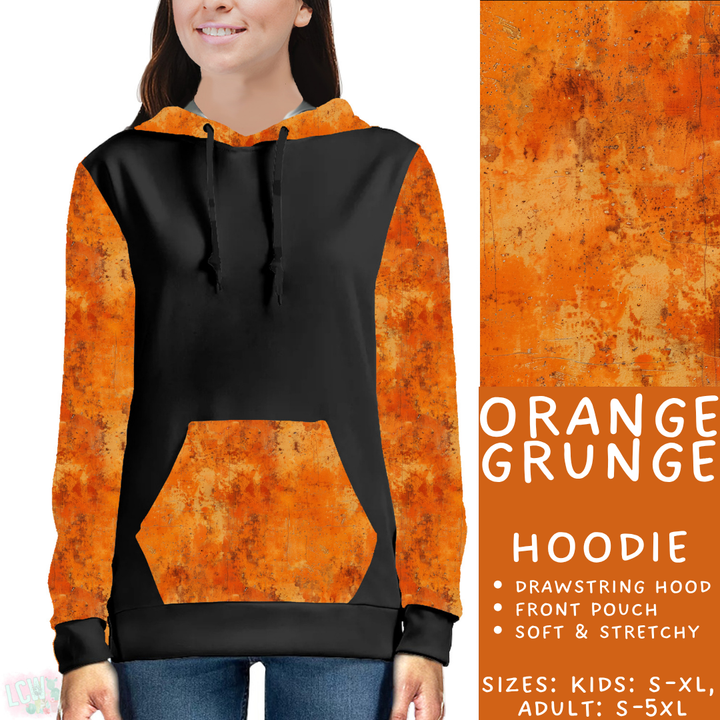 Batch #441 - Color Grunge - Closes 11/3 - ETA mid Dec - Orange Grunge Hoodie
