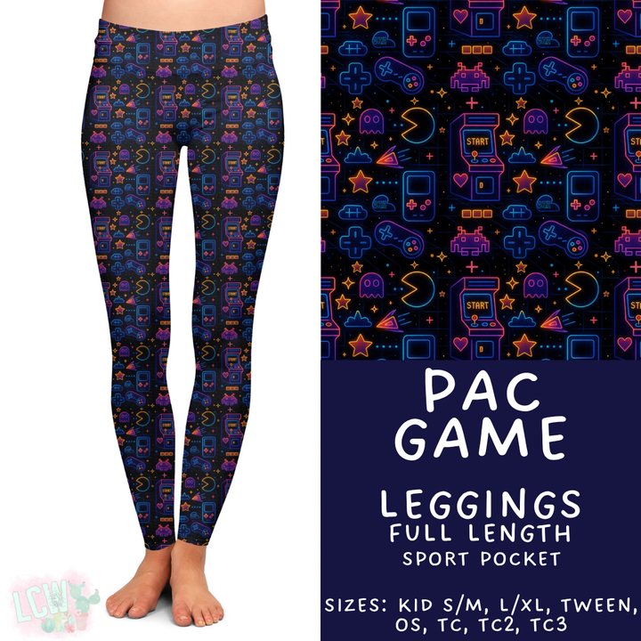Batch #445 - Fun Run 16 - Closed 11/10 - ETA late Dec - Pac Game Full Length Leggings